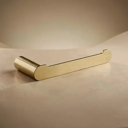 Esperia Brushed Yellow Gold Toilet Paper Hook