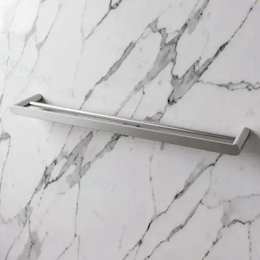 Esperia Chrome Double Towel Rail 800mm