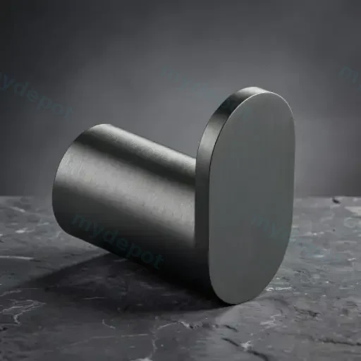 Esperia Gun Metal Grey Round Robe Hook