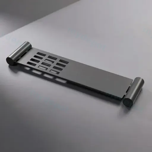 Esperia Gun Metal Grey Towel Shelf