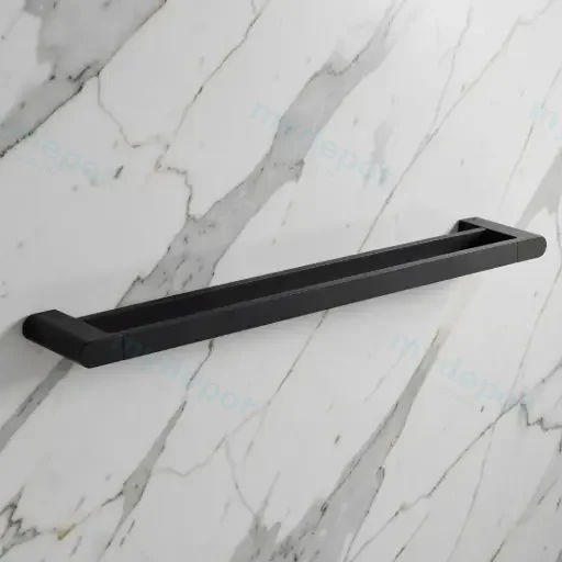 Flores Double Towel Rail 600 mm(Matt Black)
