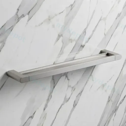 Flores Double Towel Rail 800 mm(Brushed Nickel)
