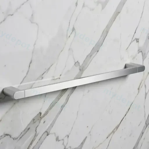 Flores Single Towel Rail 600 mm(Brushed Nickel)