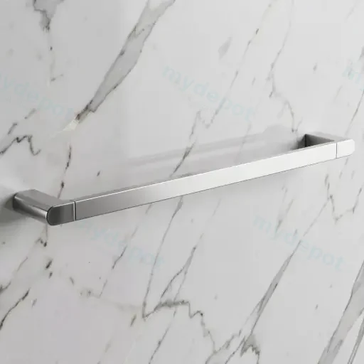 Flores Single Towel Rail 800 mm(Chrome)