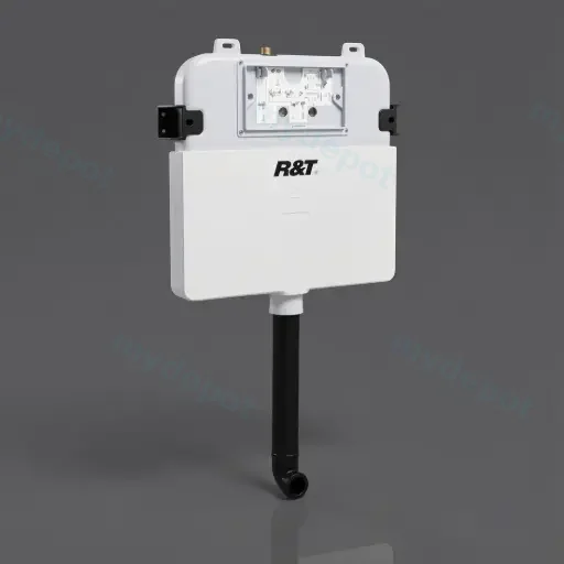 Frameless In-Wall Cistern For Wall Faced Floor Pan