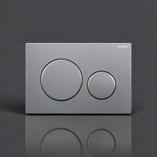 Geberit Sigma20 Chrome Plate With Chrome Trim