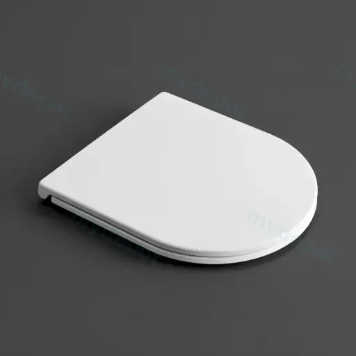 Gloss White Slim Uf Seat Compatible With Rawh,Nowh,Cera,London