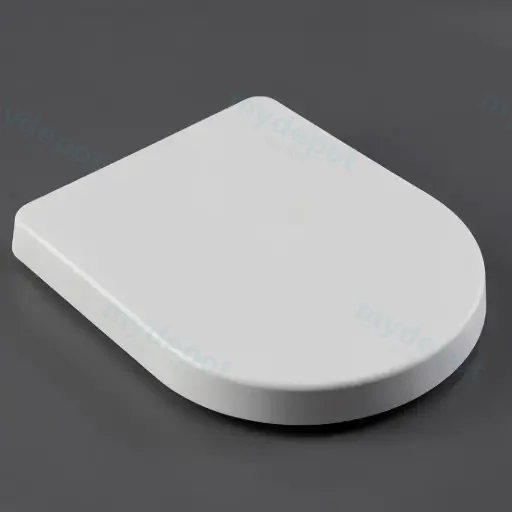 Gloss White Thick PP Toilet Seat Compatible With Hani, Pani, Vera ,Moi, Toi, Zara99 ,Zara66 ,Rual99,Rual66.