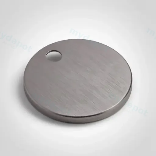 Gum Metal Hinge Cover In Pair