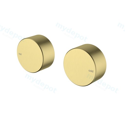 Hali 1/4 Turn C/D Wall Top Assembly Brushed Gold