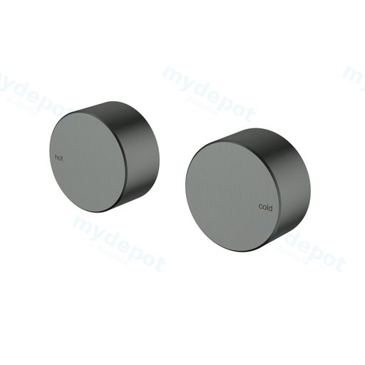 Hali 1/4 Turn C/D Wall Top Assembly Gun Metal