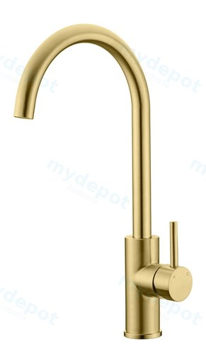 Hali Brushed Gold Sink Mixer Lead Free