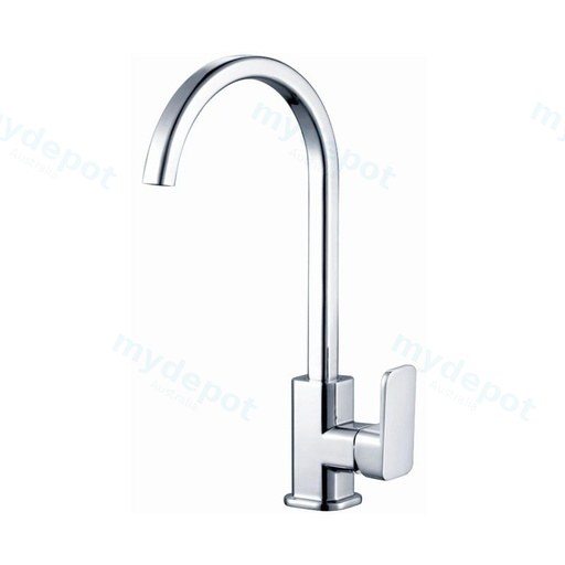 Ivano Chrome Square Kitchen Mixer