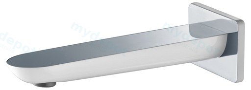 Kara Bath Spout(Chrome & White)