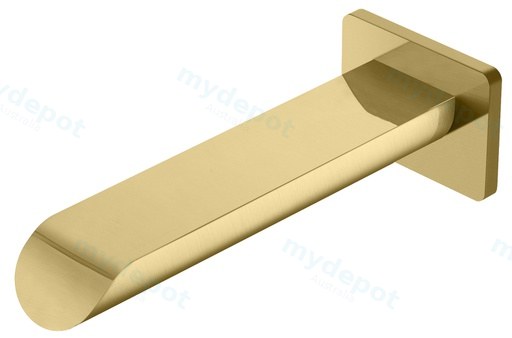 Kara New Bath Spout Brushed Gold Lead Free