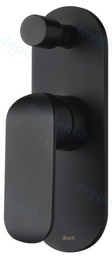 Kara Wall Mixer with Diverter (Matt Black)