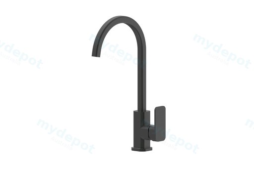Kasten Brushed Gun Metal Sink Mixer