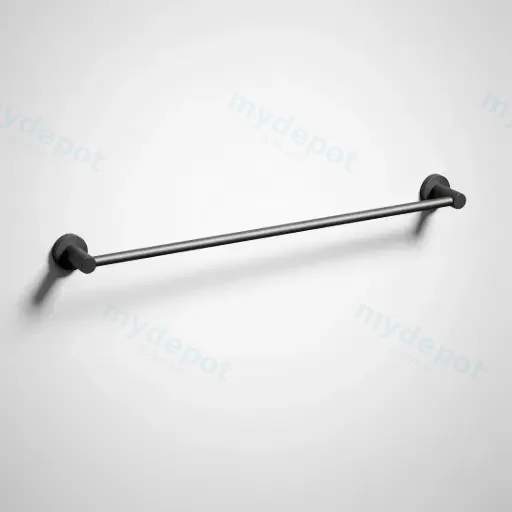 Linie Single Towel Rail 800mm Gun Metal