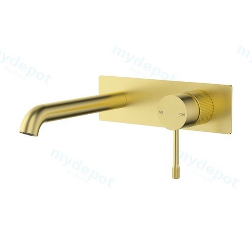 Linie Wall Basin Mixer Trim Kit Brushed Gold