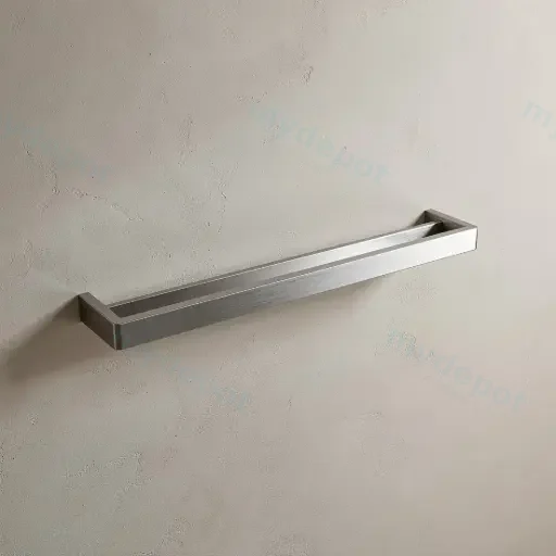 IVANO Series Chrome Double Towel Rail 600mm