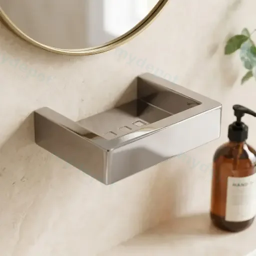 IVANO Series Brushed Nickel Soap Dish Holder