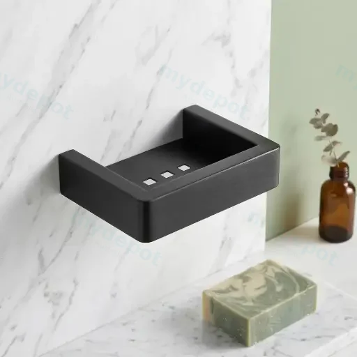 IVANO Series Gun Metal Grey Soap Dish Holder