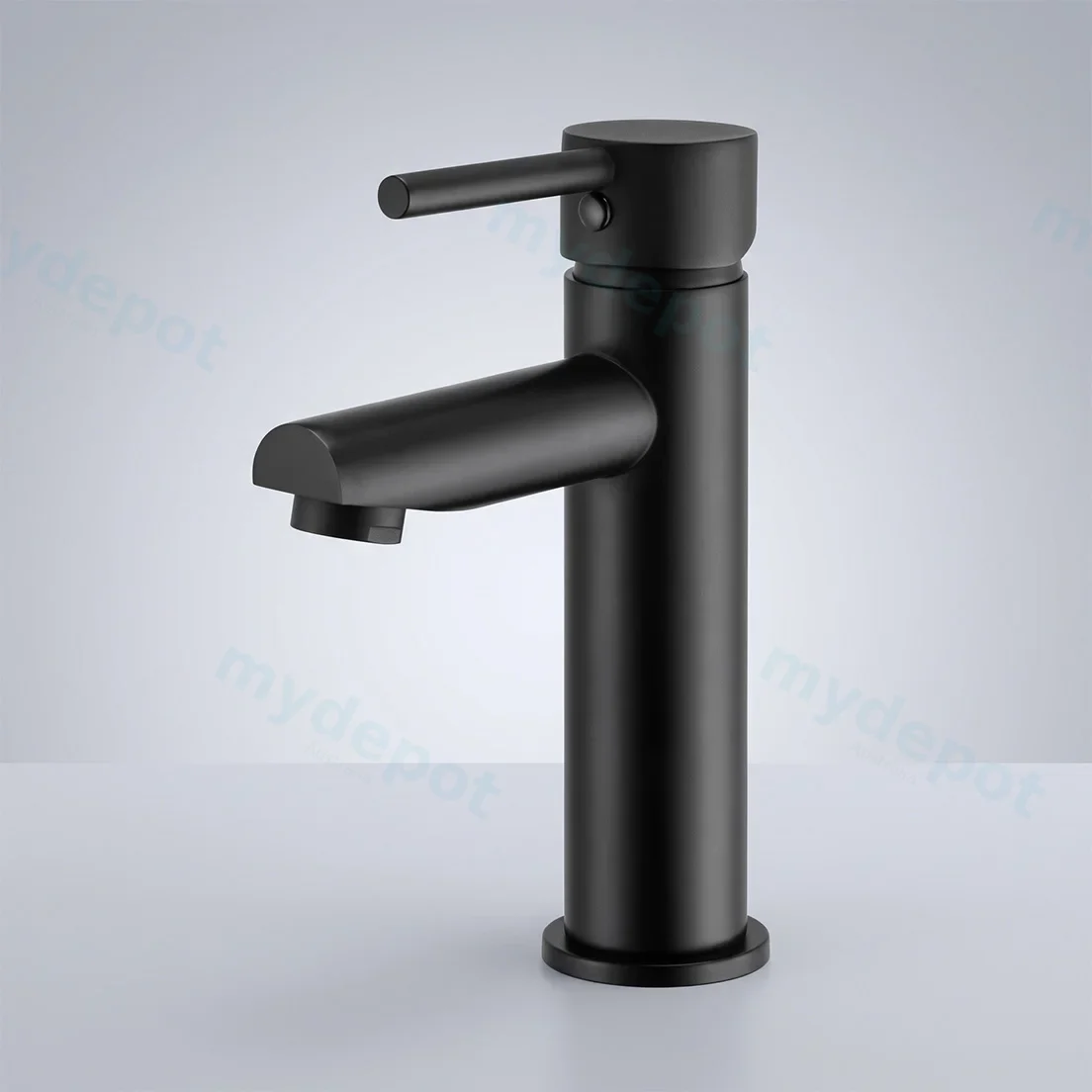LUCID PIN Series Round Black Basin Mixer(Tall Vesion)
