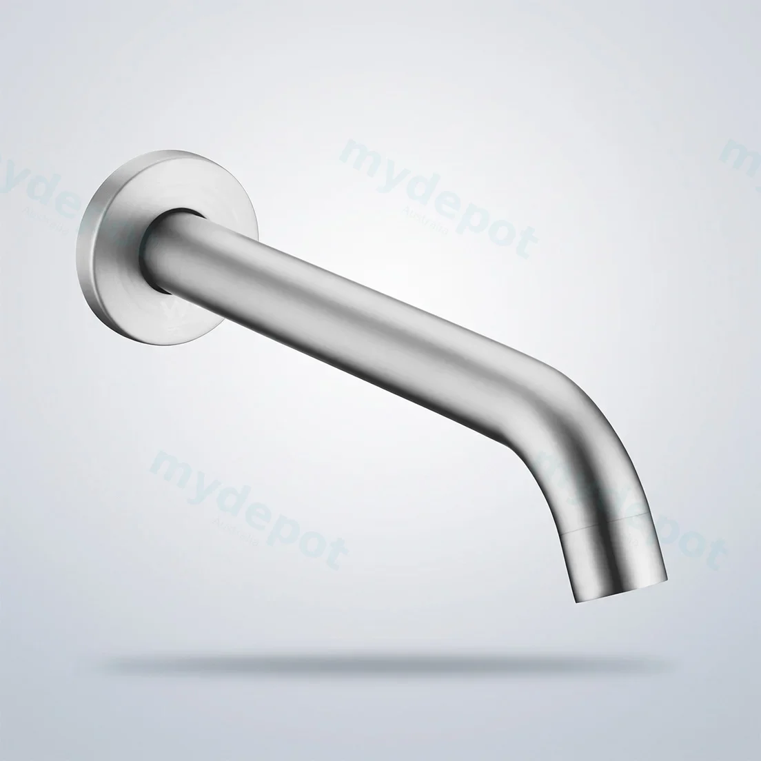 LUCID PIN Series Round Brushed Nickel Bathtub/Basin Wall Spout