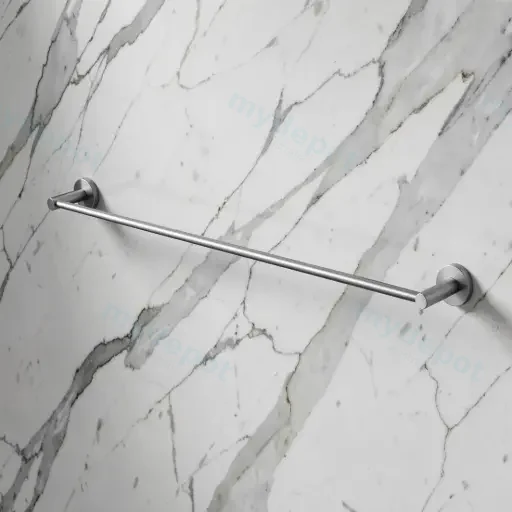 LUCID PIN Series Gun Metal Grey Single Towel Rack Rail 800mm