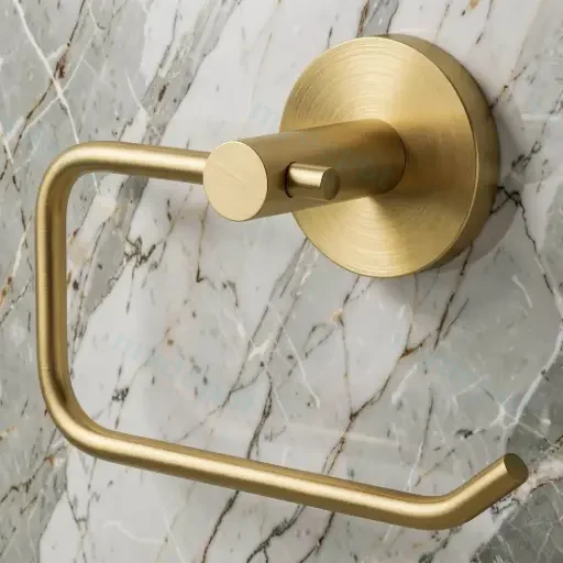 LUCID PIN Series Brushed Brass Toilet Paper Holder