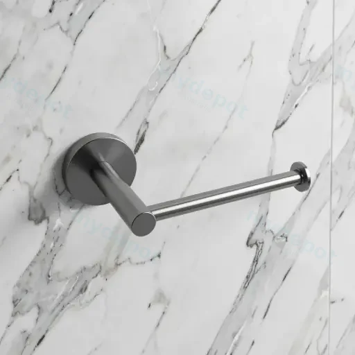 LUCID PIN Series Black Toilet Paper Roll Holder