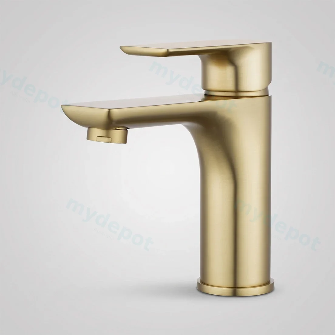 VOG Series Light Brushed Brass Basin Mixer