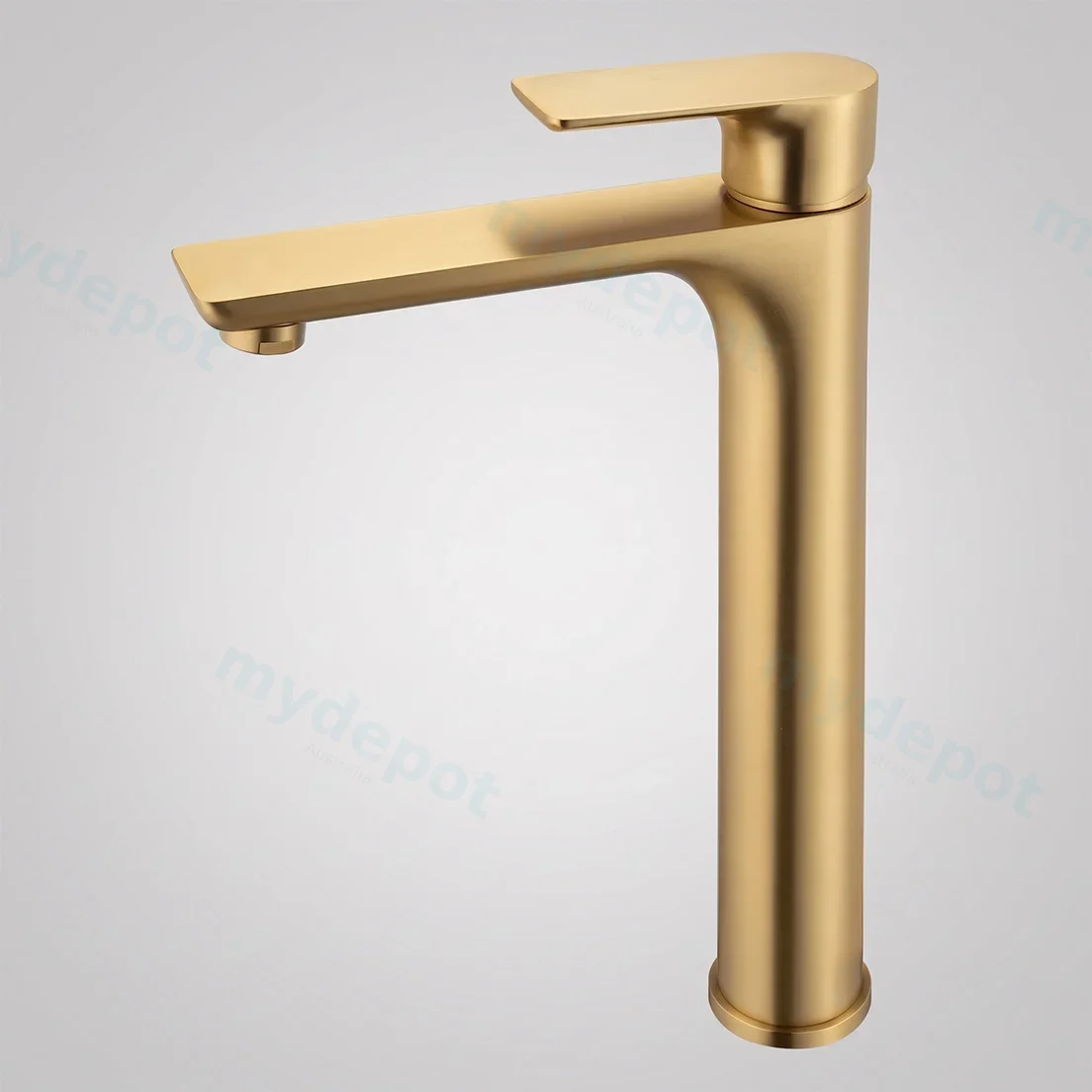 VOG Series Brushed Brass Tall Basin Mixer