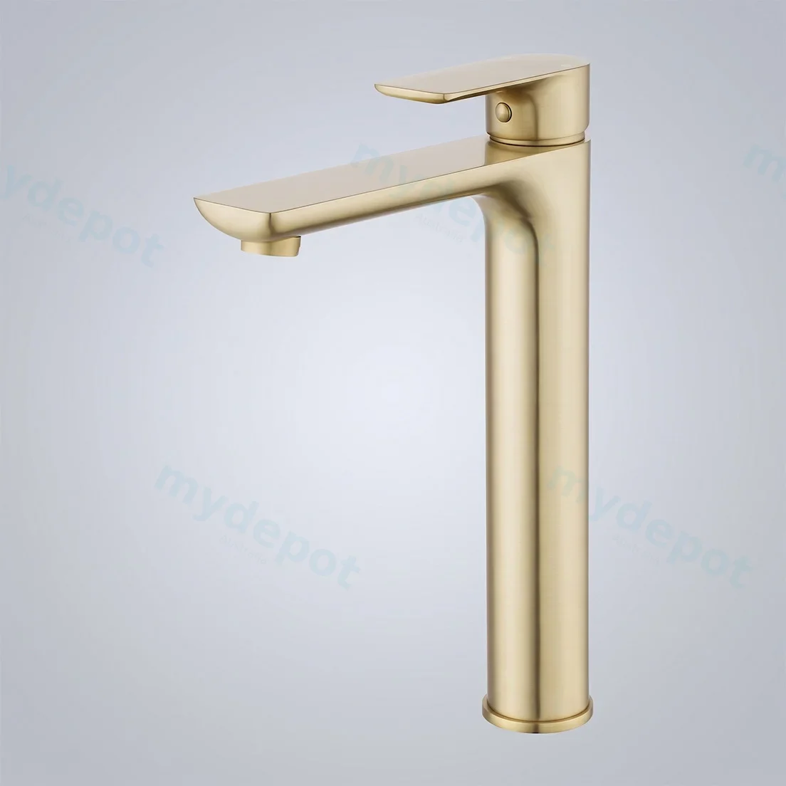 VOG Series Light Brushed Brass Tall Basin Mixer