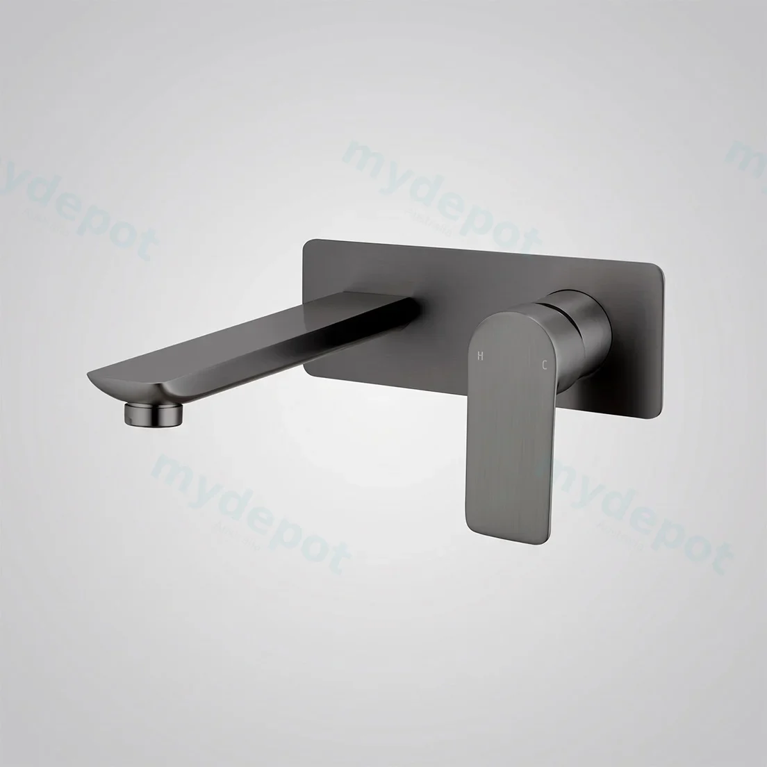 VOG Series Gun Metal Grey Wall Mixer With Spout