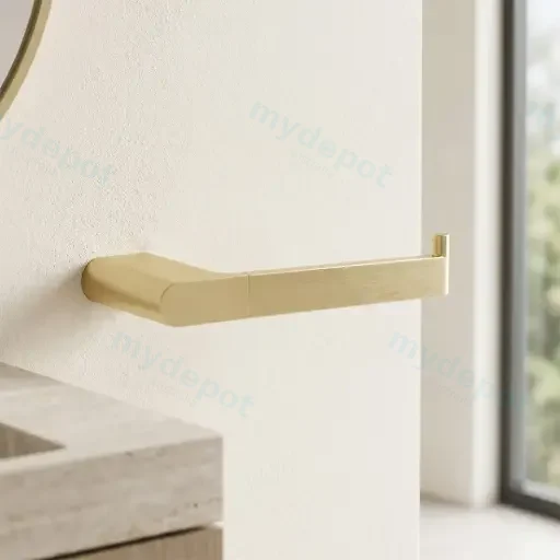 VOG Series Light Brushed Brass Toilet Paper Holder