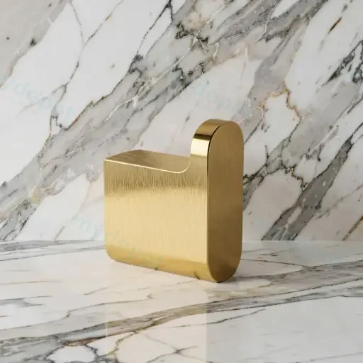 VOG Series Brushed Brass Robe Hook