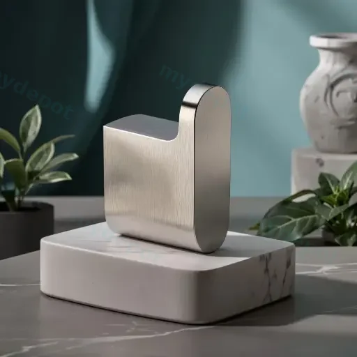 VOG Series Brushed Nickel Robe Hook