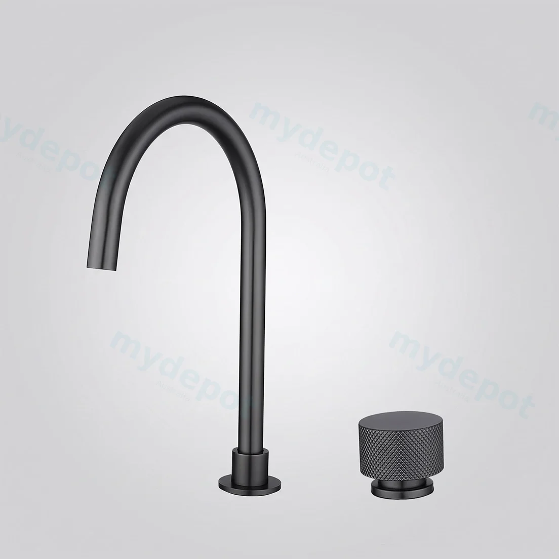 MOON Series Brushed Gun Metal Grey Split Type Basin Mixer