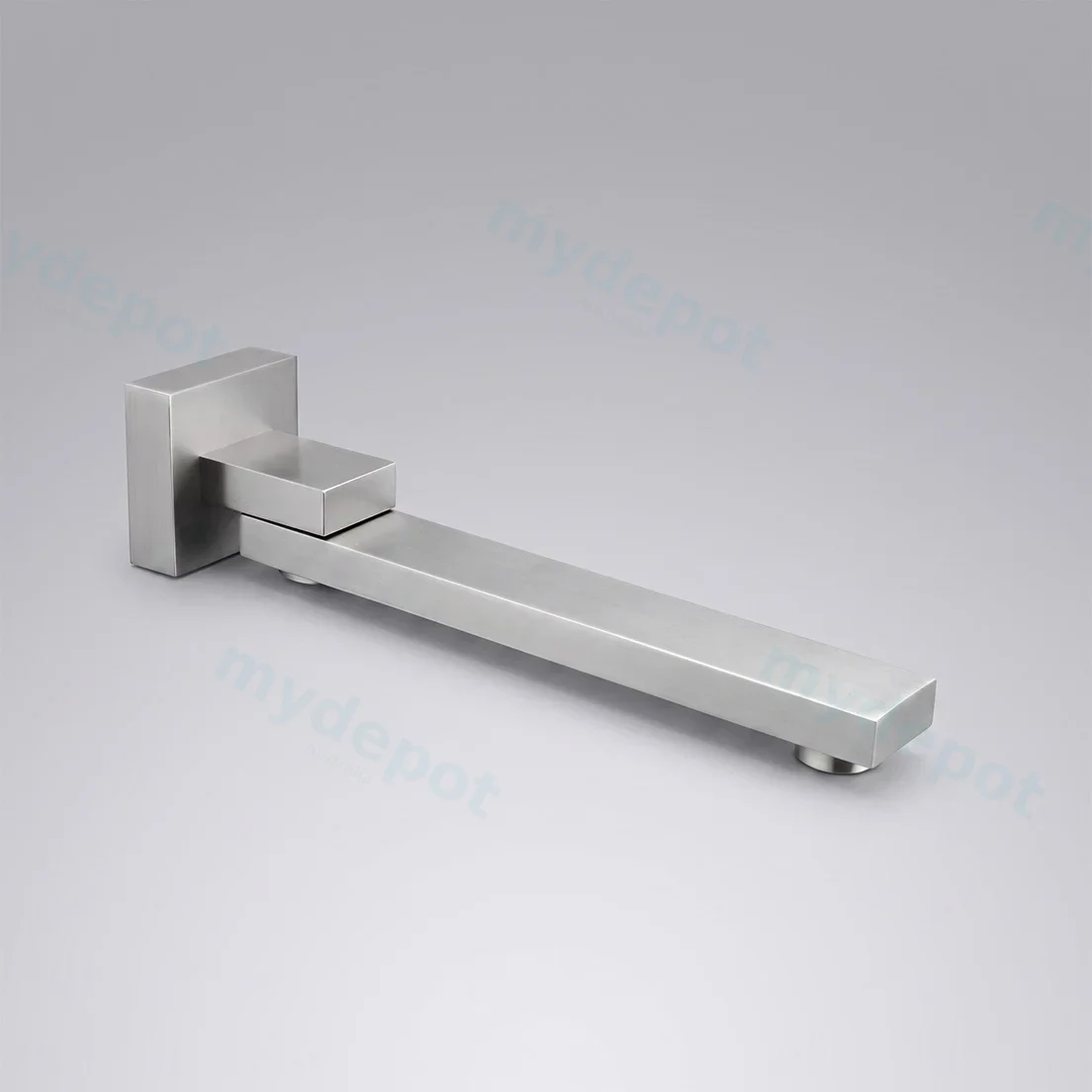Brushed Nickel Bath/Basin Wall Swivel Spout