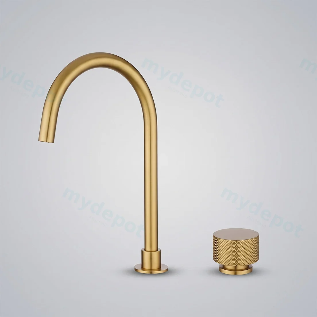 MOON Series Brushed Brass Split Type Basin Mixer
