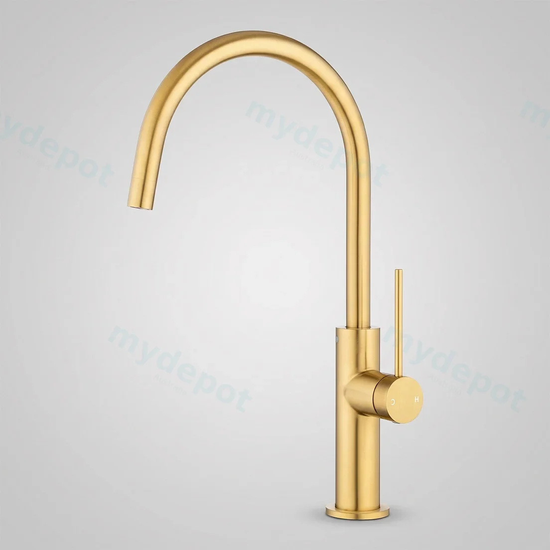 Brushed Brass Standard Kitchen Mixer
