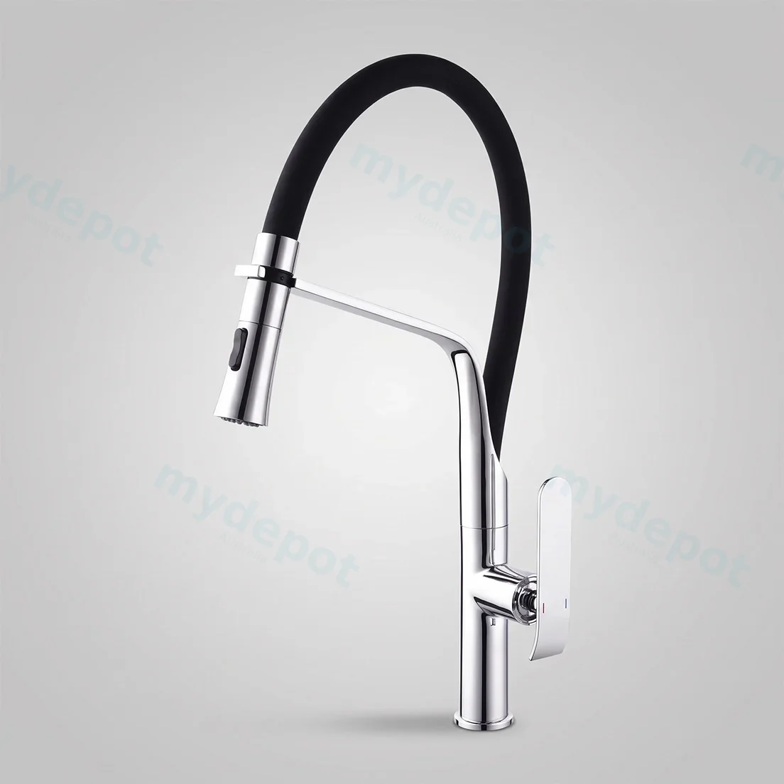 Chrome 2 Watter Patterns Pull-out Kitchen Mixer
