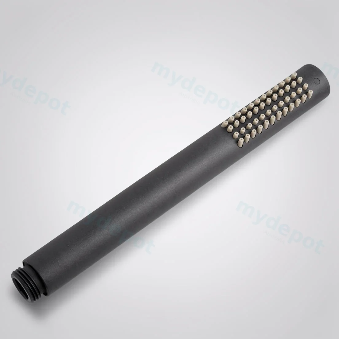 Round Single Function Gun Metal Grey Brass Handheld Shower