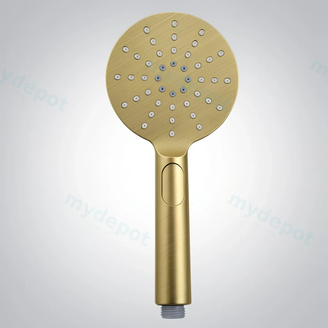 Round 3 Functions Brushed Brass ABS Handheld Shower