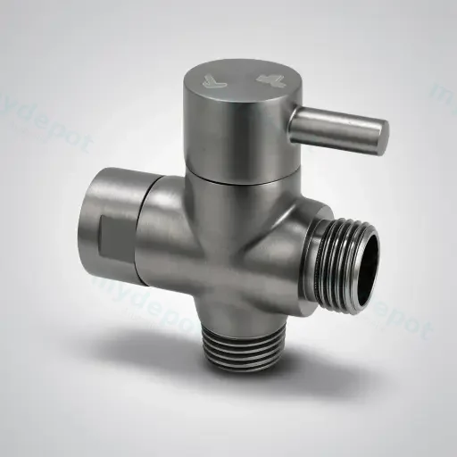 Brushed Gun Metal Grey Brass Bidet Diverter