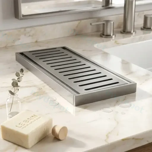 100*100*14mm Muses Gun Metal Grey Ezy Flow Floor Grate(Maximum 5600mm,50mm Waste)