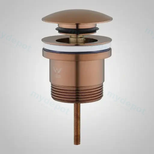 Brushed Copper Universal Basin/Bathtub Pop Up Waste