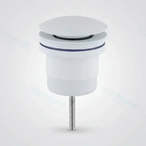 Matte White Universal Basin/Bathtub Pop Up Waste