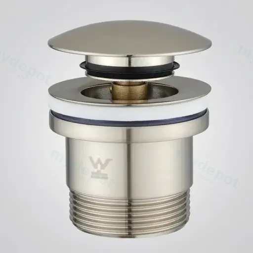 Brushed Nickel Brass Universal Basin/Bathtub Pop Up Waste